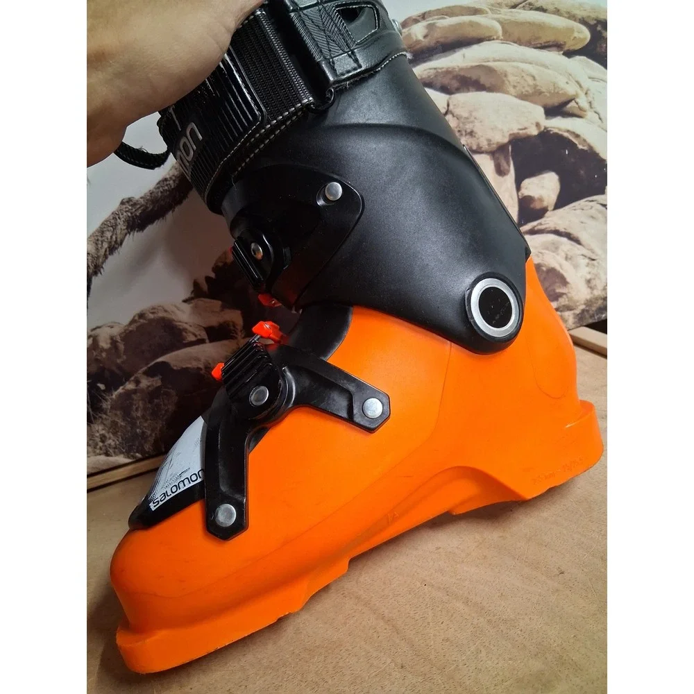 Salomon Ghost 90 FS Ski Boots Orange Black Mens Size 25 25.5 295mm